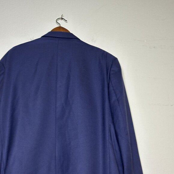 Jack Victor Men Navy Blazer Canada Exclusive Von Maur Size 44R Wool Silk Blend - Picture 16 of 16